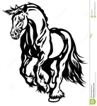  running-draft-horse-black-white-picture-31322801 (639x700, 191Kb)