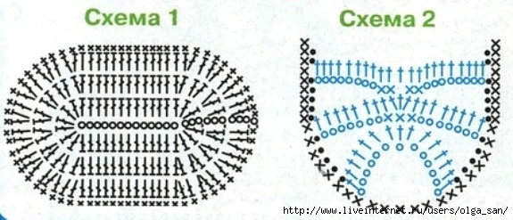 Пинетки крючком схемы фото Пинетки крючком_сХЕМАМИ. Обсуждение на LiveInternet - Российский Сервис Онлайн-Д