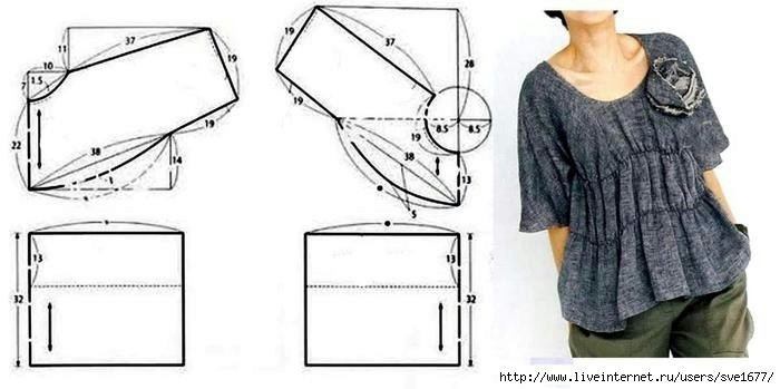 Шитье | простые выкройки | простые вещи