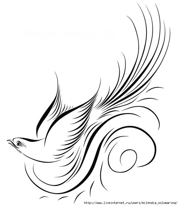 shtorj_Calligraphy_bird_vector (610x700, 125Kb)