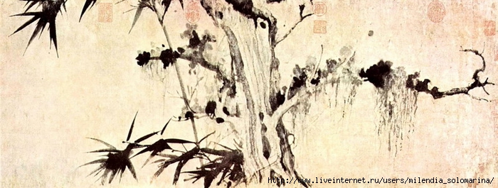 Wang_Tinjun_Bamboo_and_a_Mossy_Tree_art_artist_b (700x265, 181Kb)