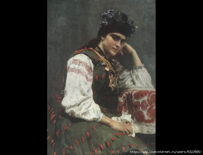 A054Portrait of Sophia Dragomirova. 1889 (700x535, 158Kb)