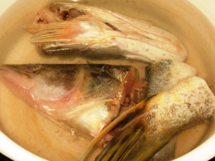 Уха из щучьих голов рецепт с фото пошагово