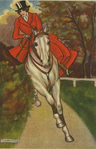 SS-Lady-red-habit-gray-horse-cantering1 (337x524, 156Kb)