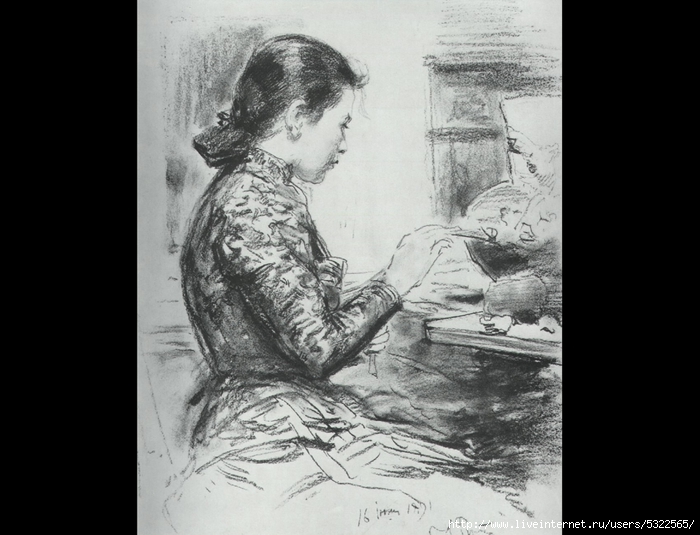 A154Nadezhda Repina Painting Majolica. 1891. (700x535, 197Kb)