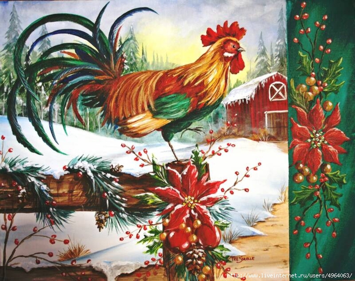 Christmas_Rooster (700x553, 370Kb)