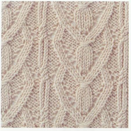 lace knitting stitch 27 (451x452, 46Kb)
