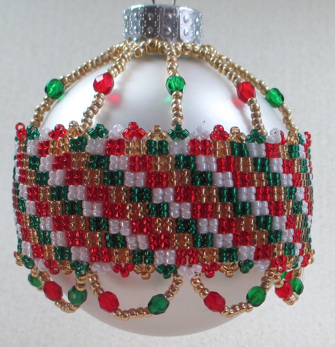 Christmas Ribbon Ornament Cover (674x700, 171Kb)