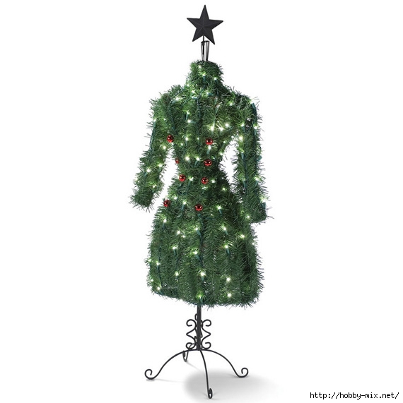 Alternative-Christmas-tree-ideas-The-Fashionista-Christmas-Tree-fir-tree-texture-lights-and-globes (570x571, 95Kb)