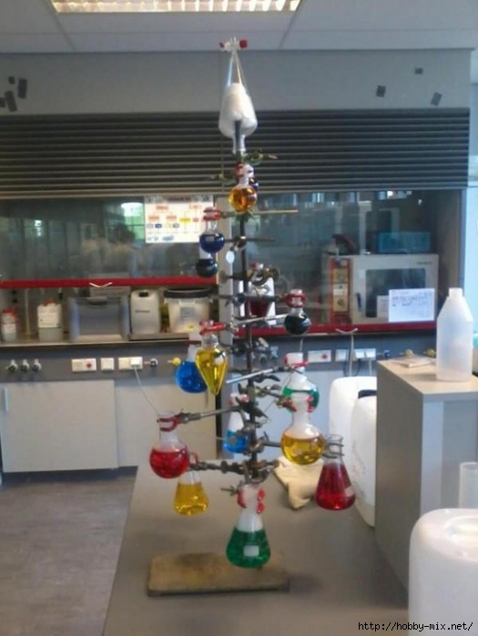 Alternative-Christmas-tree-ideas-tree-from-chemical-tubes-and-transparent-glass-recipients-Chemistree-585x779 (525x700, 199Kb)