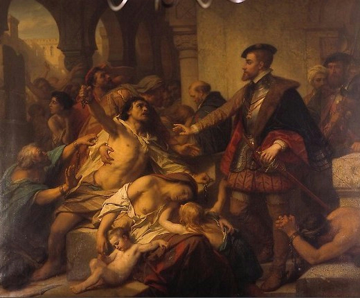 Keizer Karel bevrijdt de slaven in Tunis (520x430, 226Kb)