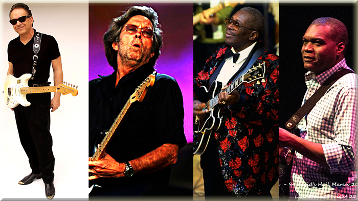 BB King, Eric Clapton, Jimmie Vaughan, Robert Cray The Thrill Is Gone (2010) (700x394, 310Kb)