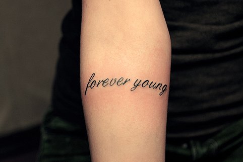 Forever young тату эскизы