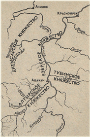 Телеутская землица карта