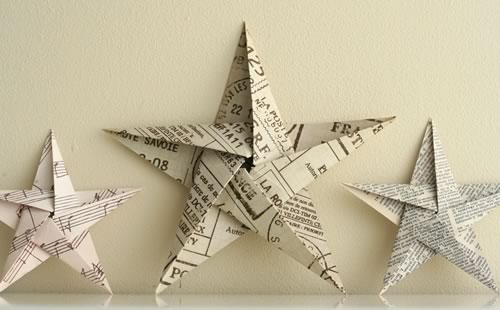  звезда в технике оригами к Новому году. МК