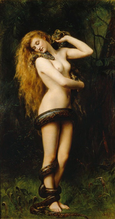 Lilith with a Snake, 1886 (367x700, 62Kb)