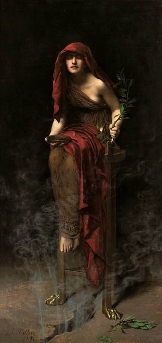  . Priestess of Delphi, 1891 (330x700, 49Kb)