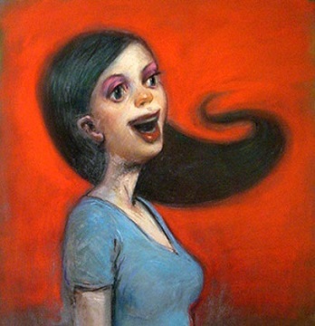 5496481_Hair_Whip_1_2005_Framed_25_14_x_23_14_Pastel_on_Paper_2_ (348x360, 66Kb)