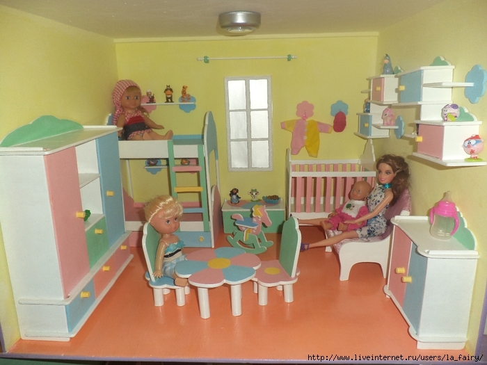 Идеи для кукольного домика мебель своими руками