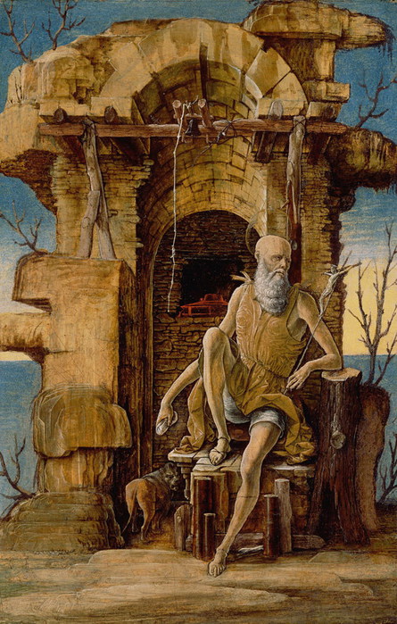 Ercole de' Roberti   - Св. Иероним в пустыне   1470 (445x700, 134Kb)