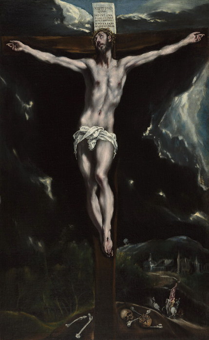 Эль Греко -  Христос на кресте    1600 - 1610 (429x700, 58Kb)