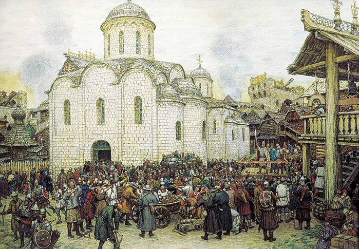 800px-Vasnetsov_Oborona_Moskvy_ot_Tohtamysha_1918 (700x485, 487Kb)