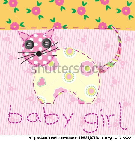 stock-vector-baby-girl-pink-patchwork-with-cat-169338719 (450x470, 135Kb)