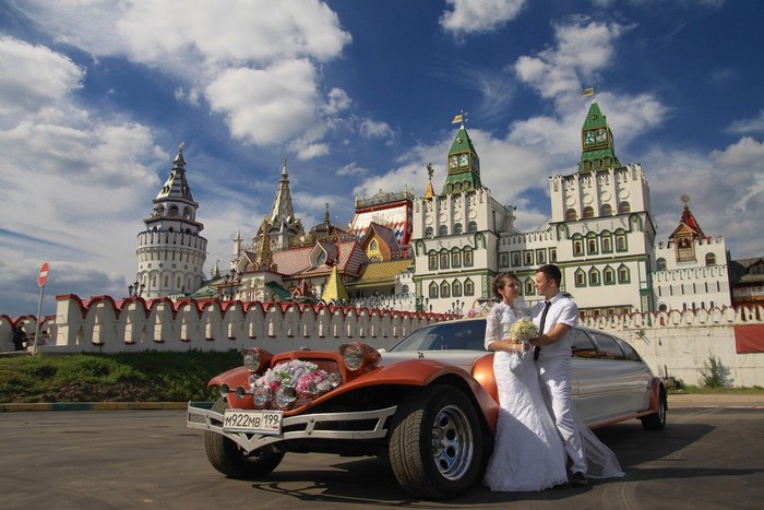 Свадебные фото в измайловском кремле