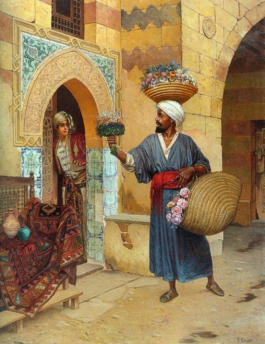 The Flower Seller (538x697, 474Kb)