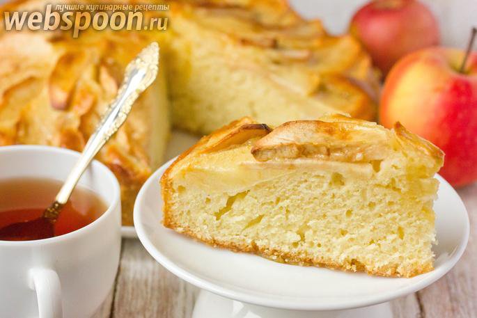 Рецепт приготовления манно-яблочного пирога