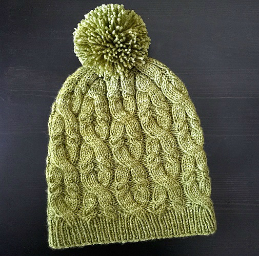 Sultana Cabled Hat by Veronica Parsons (505x500, 319Kb)