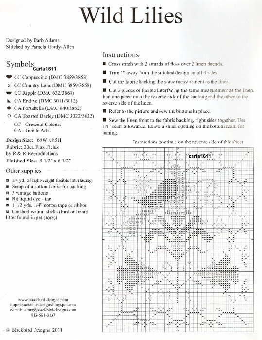BBD-Wild Lilies chart (539x700, 352Kb)