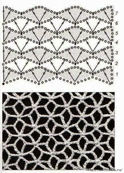 grilles pour une étole ou un plaid printanier au crochet16 (435x603, 211Kb)