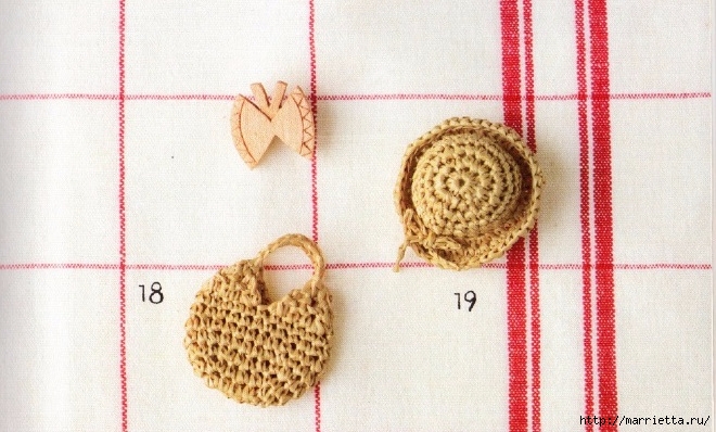 Схемы вязания шляпки и сумочки для куколки амигуруми (3) (660x398, 218Kb)
