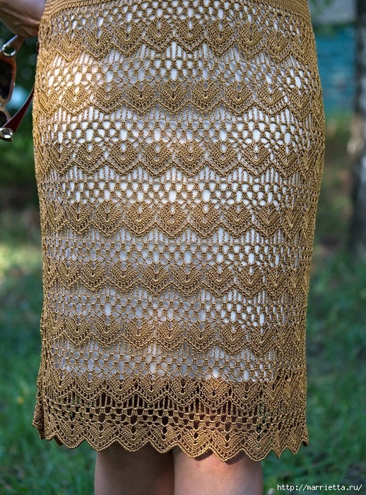 Крючком. Очень красивая ажурная юбка (6) (518x700, 462Kb)