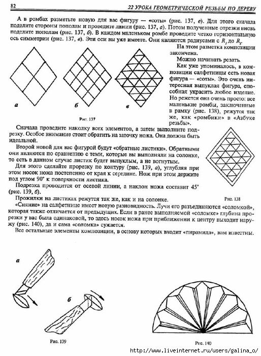 Технологическая карта по резьбе по дереву