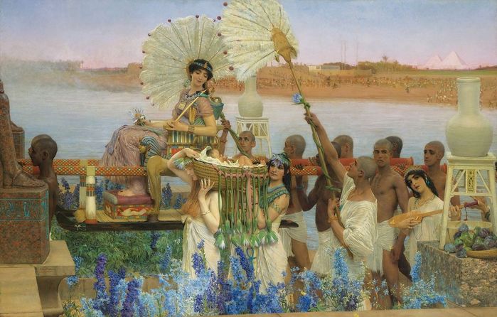 Sir_Lawrence_Alma-Tadema_-_The_finding_of_Moses (700x446, 69Kb)