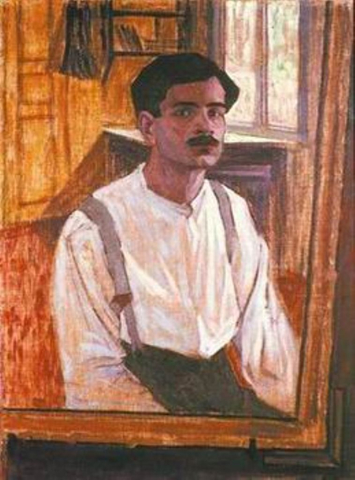 Kakabadze._Self-portrait_in_the_mirror._1913 (518x700, 337Kb)