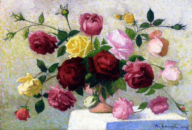 Bouquet of Roses. 1922 (652x443, 428Kb)