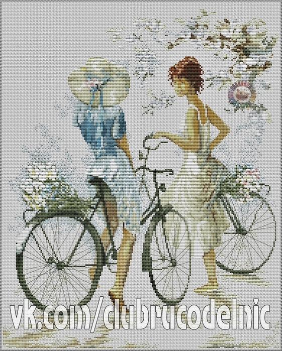 5630023_Twee_meisjes_met_twee_fietsen (561x700, 389Kb)