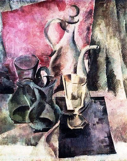 12 Александр Осмёркин «Кувшин на розовом фоне» 1918 г. (430x541, 224Kb)