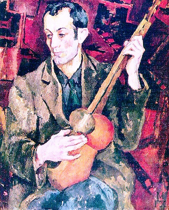 20 Александр Осмёркин «Портрет художника Михаила Никитича Аветова» 1924 г. (563x700, 621Kb)