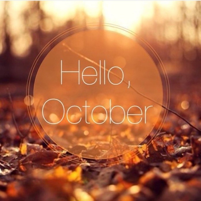 Hello October Xo
