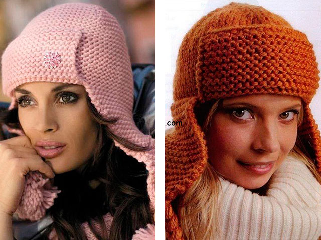 Техника вязания спицами современных моделей женских шапок
