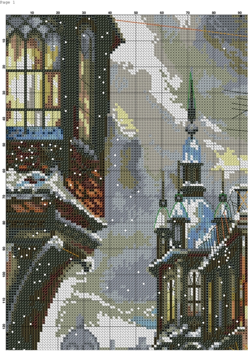 Снег в городе-001 (494x700, 488Kb)