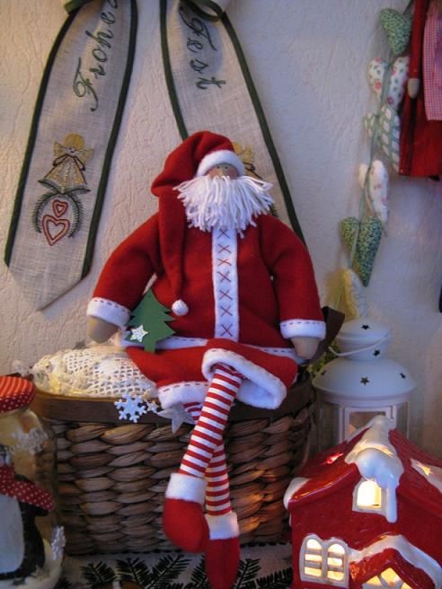 Санта клаус в стиле тильда. Санта Клаус Тильда с оленем.Выкройка.мастер класс