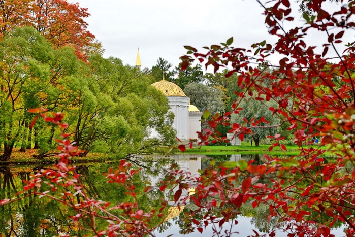 Золотая осень в музее заповеднике Царское Село