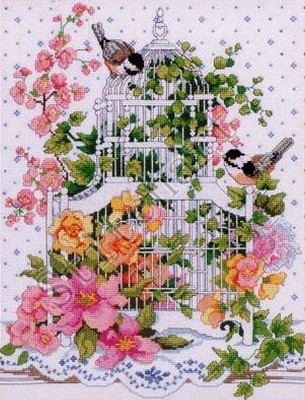 Stitchart-Blossoming-Birdcage0 (305x400, 150Kb)