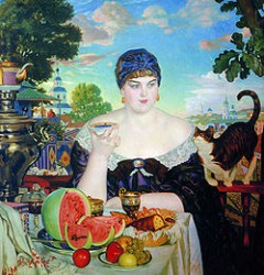 The-Merchants-Wife-by-Boris-Kustodiev-showcasing-the-Russian-tea-culture.-240x250 (240x250, 29Kb)