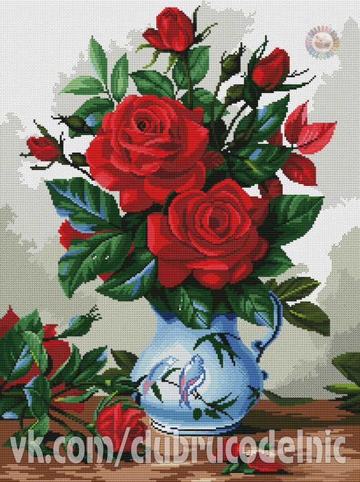 Букет красных роз (522x700, 592Kb)